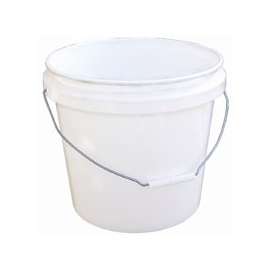 ENCORE Plastics 201215 Paint Pail, 2 gal Capacity, Plastic, White
