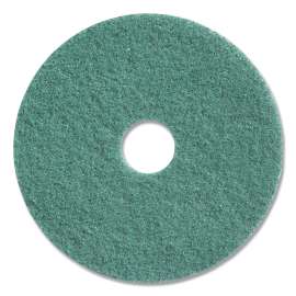 Twister Floor Pad, 13" Diameter, Green, 2/Carton