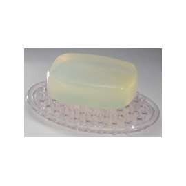 iDESIGN 30100 Soap Saver, Plastic/Rubber, Clear