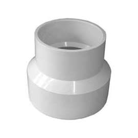GENOVA 70143 Pipe Reducing Coupling, 4 x 3 in Hub, Red
