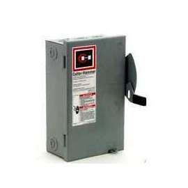 Cutler-Hammer DG221NGB Cartridge Fuse Safety Switch, 240 V, 30 A, 2-Pole