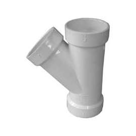 GENOVA 71020 Pipe Wye, 2 in Hub, 2 in, 2 in