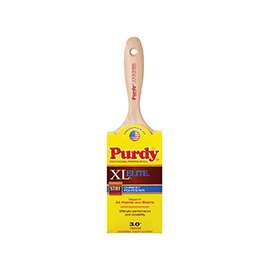 Purdy XL Elite Sprig 380530 Trim Brush, Beaver Tail Handle, Stainless Steel Ferrule