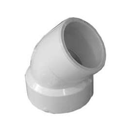 GENOVA 700 Series 72715 Street Pipe Elbow, 1-1/2 in Hub Spigot, 45 deg