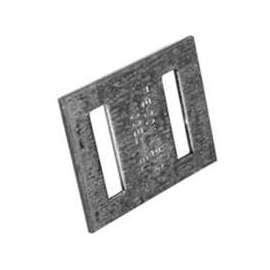 Tie Down 59140A Double Slot Strap Buckle, Steel, Galvanized
