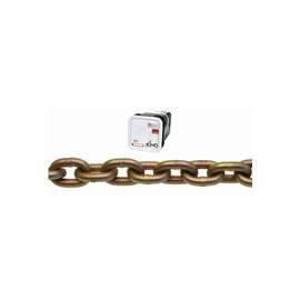 Campbell 0510526 Transport Chain, 4700 lb Working Load Limit, 5/16 in, Carbon Steel, Chrome Yellow/Zinc