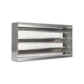 Master Flow BVSII Foundation Vent, 73 sq-in Net Free Ventilating Area, Aluminum
