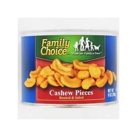 Family Choice 808 Cashew Piece, 9 oz Can