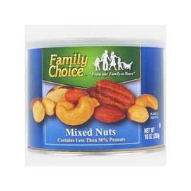Family Choice 813 Mixed Nut, 10 oz Can