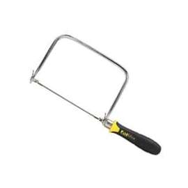 STANLEY FATMAX 15-104 Coping Saw, 15 TPI, HCS Blade, Cushion-Grip Handle