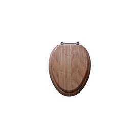 ProSource Toilet Seat, 19 In W, Wood