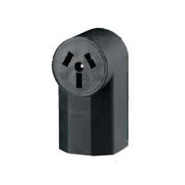 Eaton Cooper Wiring 112 Power Receptacle, 50 A, Black