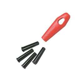 Crescent Nicholson 21474H/21474 Ergonomical File Handle with Inserts, 4-1/2 in L, Plastic
