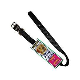 Petmate 15360 Adjustable Dog Collar, 12 in L Collar, Nylon, Black