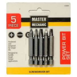 MM 5PC PWR Scr Bit Set