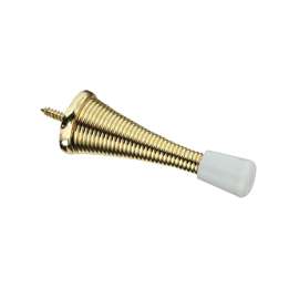 National Hardware S756-257 Door Stopper, Steel, Brass
