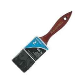 Linzer 1610-2 Varnish/Wall Brush, 2 in L Bristle, Varnish Handle, Stainless Steel Ferrule