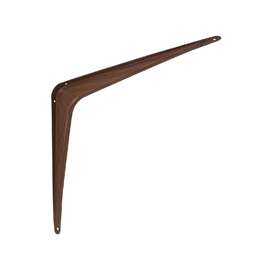 National Hardware 211BC Series N185-058 Shelf Bracket, 100 lb Weight Capacity, 1-23/32 in Thick, Steel, Fruitwood