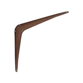 National Hardware 211BC Series N185-041 Shelf Bracket, 100 lb Weight Capacity, 1-23/32 in Thick, Steel, Fruitwood