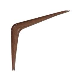National Hardware 211BC Series N185-033 Shelf Bracket, 100 lb Weight Capacity, 1-9/16 in Thick, Steel, Fruitwood