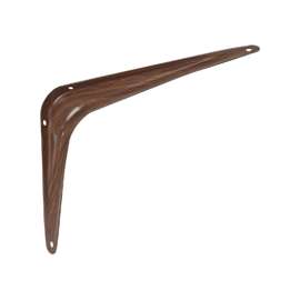 National Hardware 211BC Series N185-025 Shelf Bracket, 100 lb Weight Capacity, 1-19/32 in Thick, Steel, Fruitwood