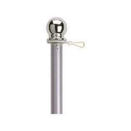 Valley Forge 60731 Flag Pole, 1 in Dia, Aluminum