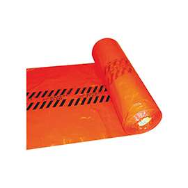 Warp's RSF Safety Flag Roll, Plastic, Red