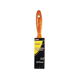 Linzer WC 1123-1.5 Paint Brush, 2-1/4 in L Bristle, Beaver Tail Handle, Stainless Steel Ferrule