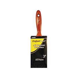 Linzer WC1123-3 Paint Brush, 3-1/2 in L Bristle, Beaver Tail Handle, Stainless Steel Ferrule