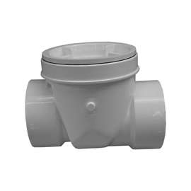 GENOVA 77630 Backwater Valve, 3 in, PVC
