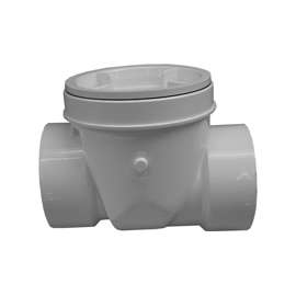 GENOVA 77640 Backwater Valve, 4 in, PVC