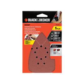 Black+Decker BDAMX-5 Sandpaper, Aluminum Oxide