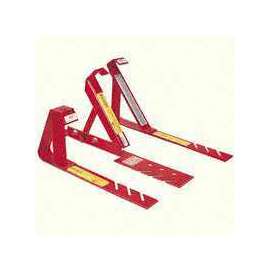 Qualcraft 2501 Adjustable Fixed Roof Bracket, Steel, Red, Powder-Coated, For 12/12 Fixed Pitch Roofs
