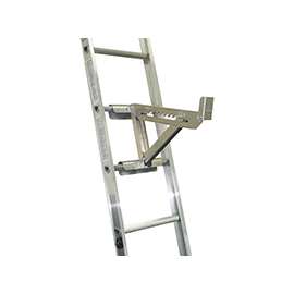 Qualcraft 2420 2-Rung, Short Body Ladder Jack, Aluminum, For Round or D-Rung Style Ladders