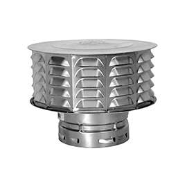AmeriVent 4ECW Snap Lock Vent Cap, 4 in