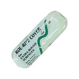 Linzer RR 901 Paint Roller Cover, All Flat Paints, Primers, Stains Paint, 1 in Thick Nap, Fabric Cover, Green