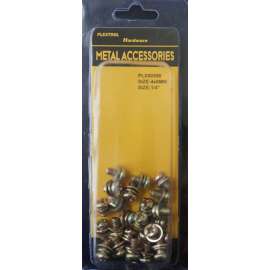Plextool Screw with Split Lock/Flat Washer, 1/4", 27pcs/PK, 24 PK/Box, Total 648pcs (PLX00590)