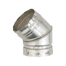 AmeriVent 5E45 Elbow, 5 in, Aluminum Alloy/Steel