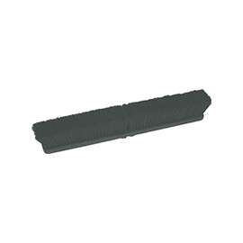 BIRDWELL 2029-12 Broom Head Threaded, 3 in L Trim, Black