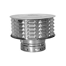 AmeriVent 6ECW Snap Lock Vent Cap, 6 in