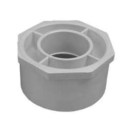 GENOVA 300 Series 30242 Pipe Reducing Bushing, 4 in Spigot x 2 in Slip, White