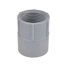 Carlon E942K-CAR Conduit Adapter, 2-1/2 in, FPT x Socket, Gray