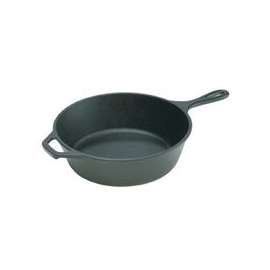 Lodge L8DSK3 Deep Skillet, 10-1/4 in Dia, Iron, Black