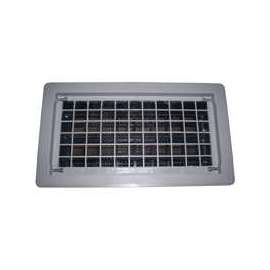 Bestvents 315CGR Foundation Vent, 62 sq-in Net Free Ventilating Area, Thermoplastic, Gray