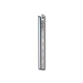 Knape & Vogt 80 Series 80 ANO 48 Single-Slot Shelf Standard, 320 lb Weight Capacity, Wall Mounting, 16 ga, Steel