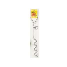 Aspenpet 3450000 Double-Welded Spiral Stake, 18 in L Belt/Cable, Steel