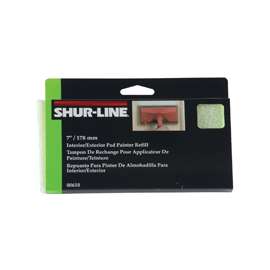 SHUR-LINE 610C Pad Painter Refill, 7 in L Flocked Foam Pad
