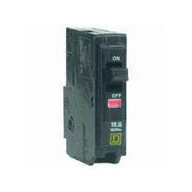 Square D QO QO150CP Miniature Circuit Breaker, 120/240 VAC, 48 VDC, Fixed Trip, Plug-In Mounting