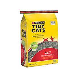 Tidy Cats 7023010720 Cat Litter, 20 lb Capacity, Gray/Tan