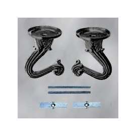 Westinghouse 7045200 Swag Hook, 1-1/2 in L, 1-1/4 in W, Metal